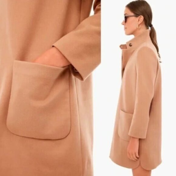 Tuckernuck | NEW Emerson Equestrian Elbow Patch Retro Camel Mini Dress Size XXL