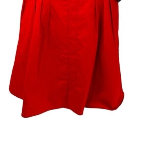 Tuckernuck NEW Red Mini Delaney Puff Sleeve Collared Classic Mini Dress Size L