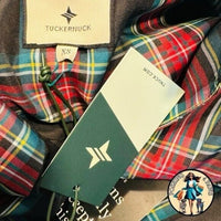 Tuckernuck Palmerston Tartan Plaid Drop Waist Long Sleeve Mini Dress Size XS
