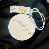 Petal & Pup | NEW Riri Sequin Cocktail V-Neckline Wrap Mini Dress Black Size L