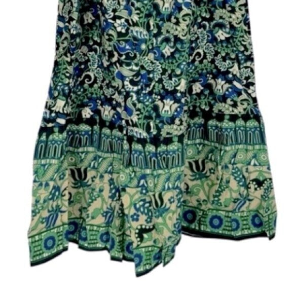 Tuckernuck | NEW Batik Floral Hampton Pull On Cotton Maxi Skirt Size XXXL