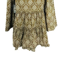 Hyacinth House | NEW Moss Printed Russell Mini Dress in Olive Size XXS