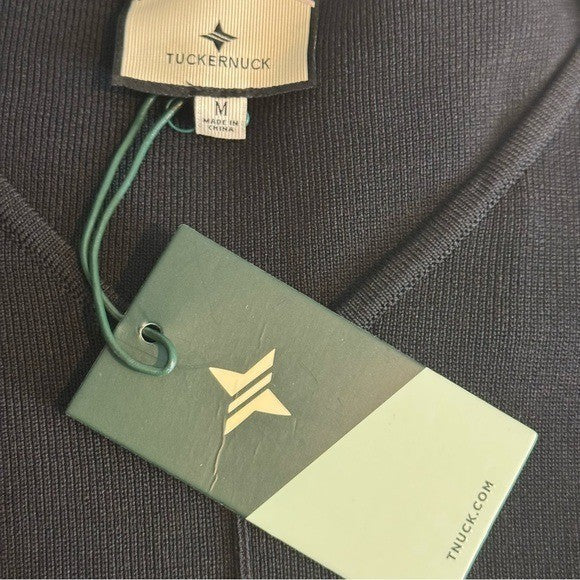 Tuckernuck | NEW Black Clea Off-the-shoulder Stretch-knit Maxi Dress Size M