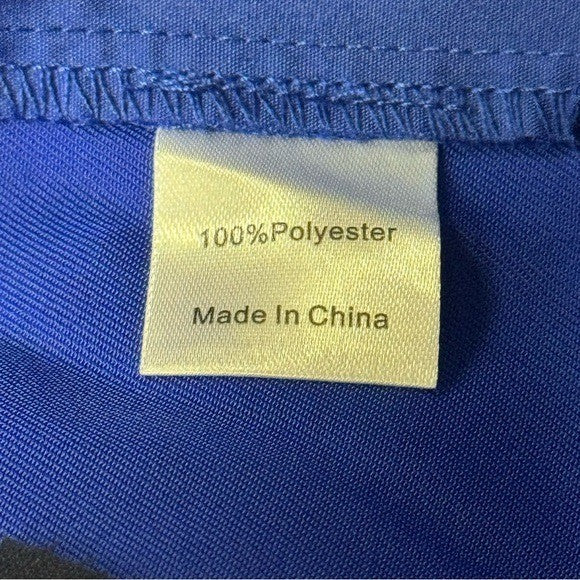 Tuckernuck NEW Sapphire Blue Duncan Pleated Straight Leg Trouser Pant Size M