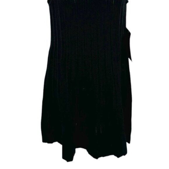 Pomander Place NEW Black Knit Adi Sleeveless A Line Classic Mini Dress Size XXL