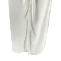 The Femm | Fiona Wide Leg High Rise Pleated Pant in White Size XS