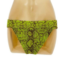 House of Harlow 1960 | NEW Anastasia Bikini Bottom in Green Python Size S