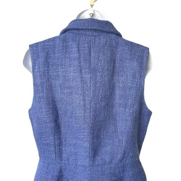 Pomander Place | NEW Navy Tweed Campbell Sleeveless Romper Size XL