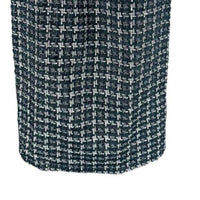 Tuckernuck NEW Black Plaid Onyx Cece Tweed Retro High Rise Midi Skirt Size L