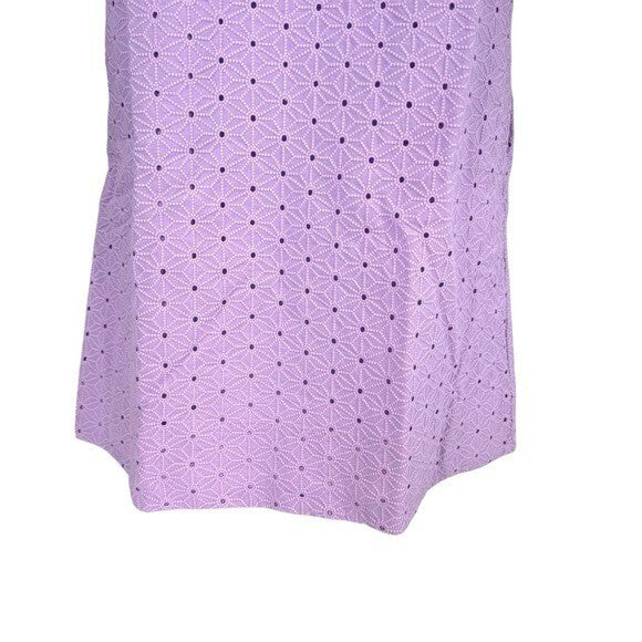 Tuckernuck | NEW Lavender Eyelet Sleeveless Crew Neck Folly Mini Dress Size XS