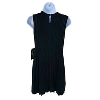 Pomander Place NEW Black Knit Adi Sleeveless A Line Classic Mini Dress Size M