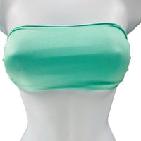 Baobab Bahia Teal Strapless Bandeau Unpadded Bikini Swim Top Aqua Size XS NEW