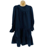 Pomander Place | NEW Navy Cotton Poplin Kenzo Mini Dress Size S