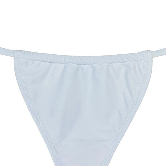superdown | NEW Ana Cheeky Bikini Swim Bottom in White Size M