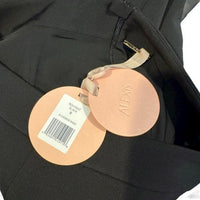 Alexis NEW Black High Waist Wide Leg Crop Gold Embellished Trouser Pant Size S