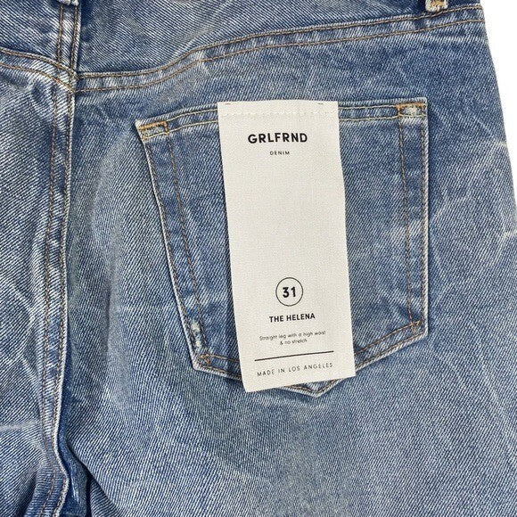 GRLFRND | NWT Helena High-Rise Straight Jean in My Sharona Size 31