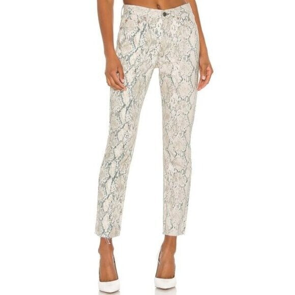 GRLFRND | NEW Karolina High Rise Ankle Jean in Snake Bite Size 28