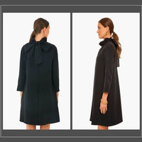 Tuckernuck | NEW Black Daphne Bow Three-quarter Sleeve Formal Mini Dress Size XS
