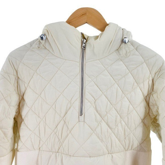 Soia & Kyo Nicolette Parka Pullover Hooded Jacket in Powder Ivory Size S