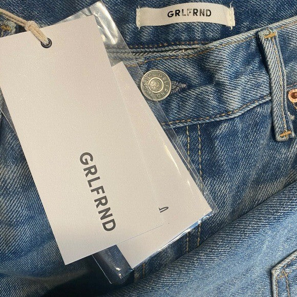 GRLFRND | NWT Helena High-Rise Straight Jean in My Sharona Size 31