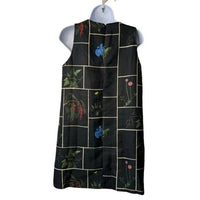 Tuckernuck NEW Black Fresher Buds Woven Grace Sleeveless Mini Dress Size XXS