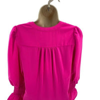 Pomander Place | NEW Electric Pink Crepe Kenzo Dress Size XS
