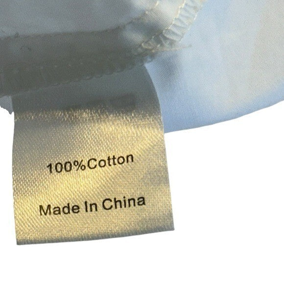 Tuckernuck NEW White Hazel Victorian Ruffle Mock Neck Button Down Blouse Size S