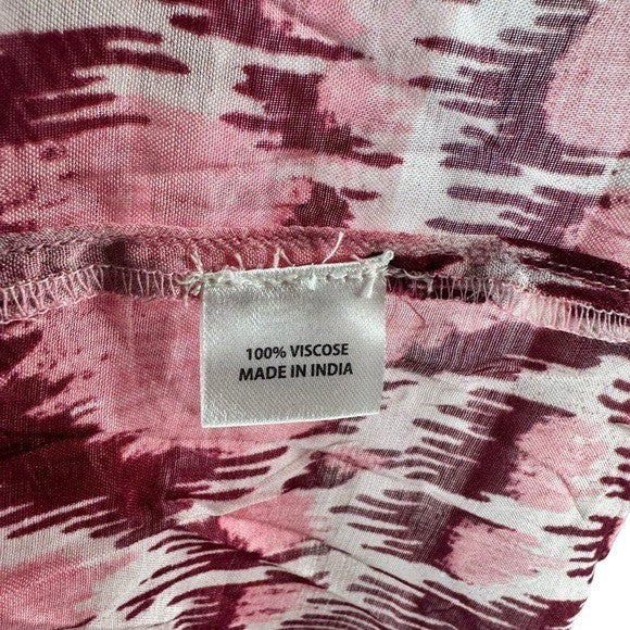 Tuckernuck NEW Pink Poppy Ikat Long Sleeve Salty Paloma Caftan Size XXXL