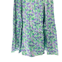 Hyacinth House NEW Aqua Bellflower Multi Floral Long Sleeve Maxi Dress Size XS