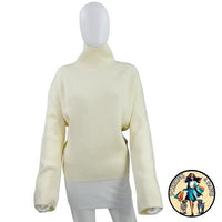 Pomander Place | NEW Tan Shimmer Knit Helen Turtleneck Sweater Size XXL