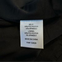 superdown Black Satin Off the Shoulder Phoebe Corset Top in Black Size Small