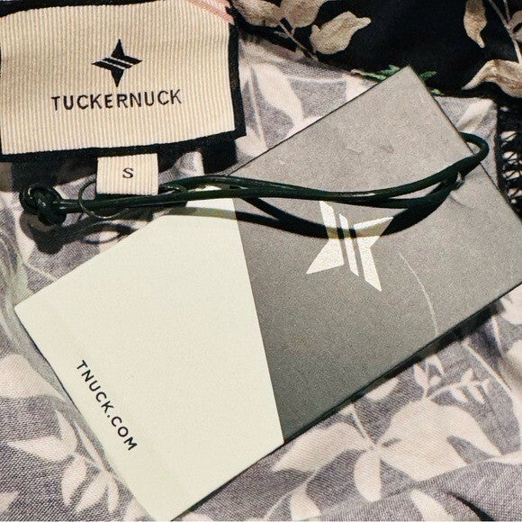 Tuckernuck | NEW Verdant Iris Short Sleeve  Royal Shirt Mini Dress Size S