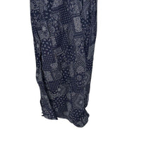 En Saison NEW Navy White Daytona Western Coastal Cowgirl Midi Dress Size Large