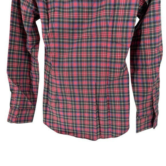 Tuckernuck The Shirt by Rochelle Behrens NEW Classic Red Plaid Icon Shirt XS