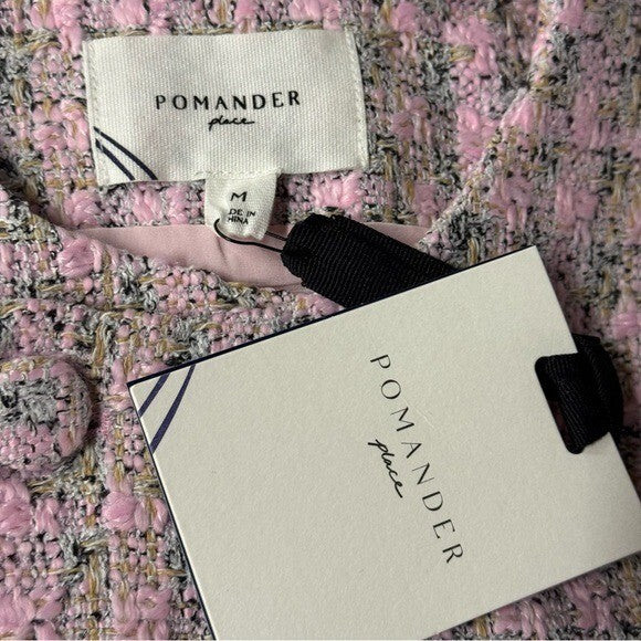 Pomander Place | NEW Peony Tweed Bianca Sleeveless Crewneck Mini Dress Size M
