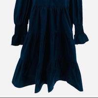 Pomander Place | NEW Navy Cotton Poplin Kenzo Mini Dress Size S