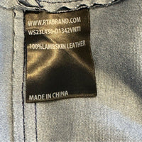 RTA | NEW Joana Lambskin Leather Dress in Vintage Indigo Size 8
