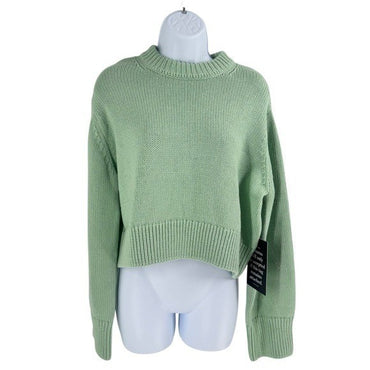 Tuckernuck NEW Mint Chip Aiden Chunky Knit Long Sleeve Crewneck Sweater Size S