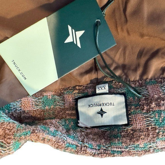 Tuckernuck NEW Neapolitan Brown Tweed Retro Inspired Graham Jacket Size XXS