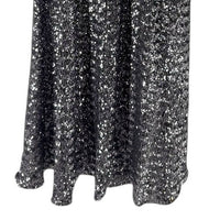 BORGO DE NOR NEW Bernadette Sequin Crepe Formal Long Sleeve Maxi Dress Size XS