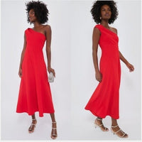 Tuckernuck x India Hicks | NEW Scarlet Carmen One Shoulder Dress Size S