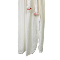 Sundress | Poly Dress in Tulum White & Mix Red Embroideries Size M/L