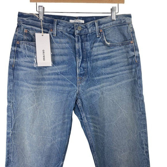 GRLFRND | NWT Helena High-Rise Straight Jean in My Sharona Size 31