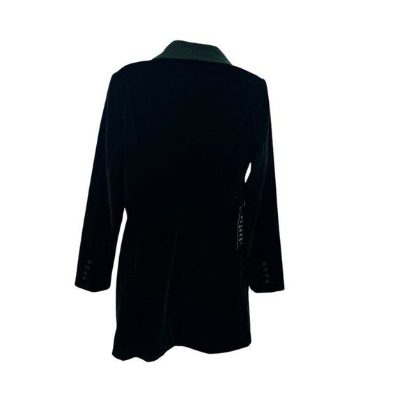Pomander Place NEW Green Velvet Stacie Blazer Formal Retro Mini Dress Size 8