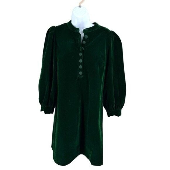 Pomander Place NEW Hunter Green Velvet Samantha Formal Mini Dress Size XXL