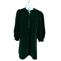 Pomander Place NEW Hunter Green Velvet Samantha Formal Mini Dress Size XXL