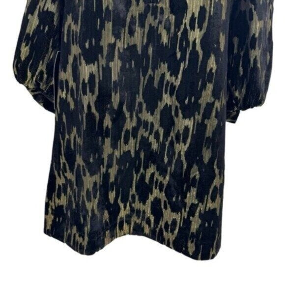 Pomander Place NEW Metallic Velvet Burnout Samantha Party Mini Dress Size XXS