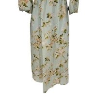 Tuckernuck NEW Aqua Watercolor Marlena Floral Sundress Midi Dress Size XS