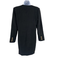 Pomander Place | NEW Black Tweed Keira Long Sleeve Mini Dress Size XL