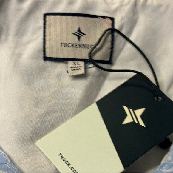 Tuckernuck NEW Airy Blue Eyelet Daniella Lace Flared sleeve Blouse Top Size XL